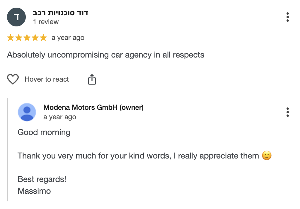 Google Review